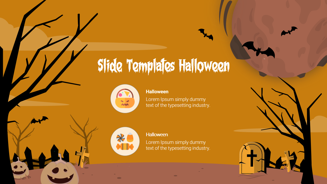 Google Slide Templates Halloween